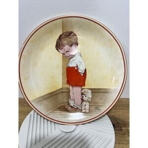 Davenport "Thank God for Fido" collector's plate from M.Attwell "Silver Linings"